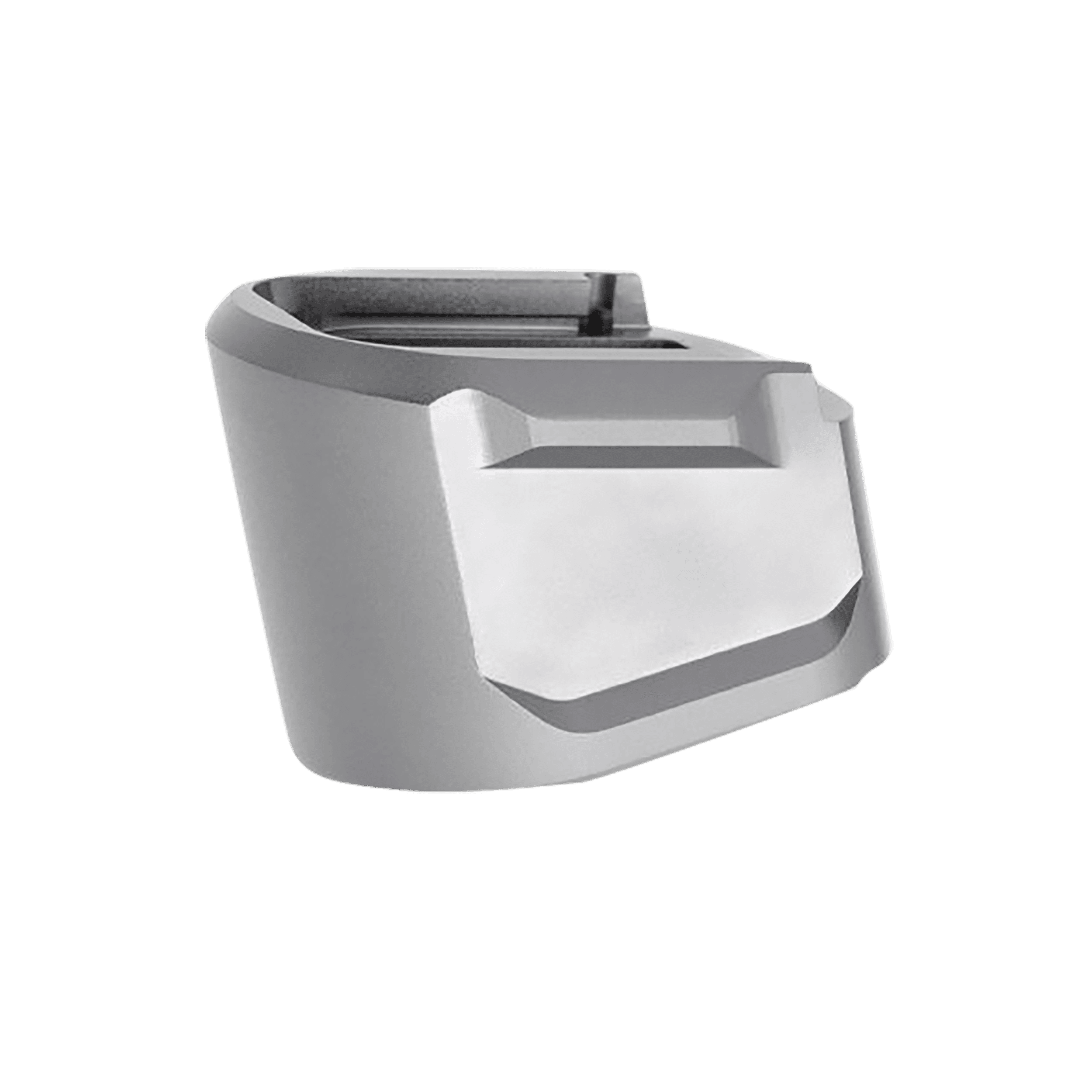 Tyrant CNC Magazine Extension 5rd 9mm Fits Springfield Echelon Grey Aluminum