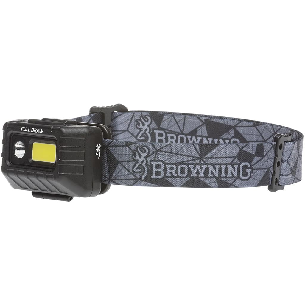 Browning Headlamp Rechargeable LED Light Adjustable Brightness for Outdoors Hunting Camping