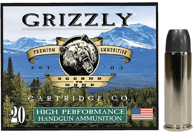 Grizzly Ammo GC45C+P14 45Colt+P 335gr Wide Long Nose Gas Check 20 Per Box/10 Case