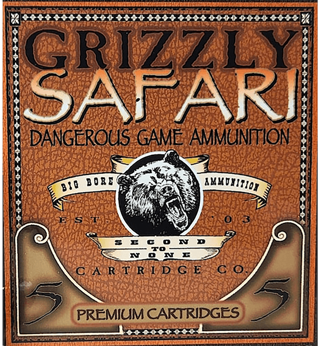 Grizzly Ammo GC416RG5 416Rigby 400gr Solid Brass 5 Per Box/10 Case