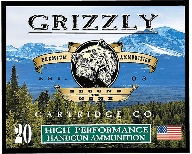 Grizzly Ammo GC44M+P2 44Mag+P 240gr Jacketed Hollow Point 20 Per Box/10 Case