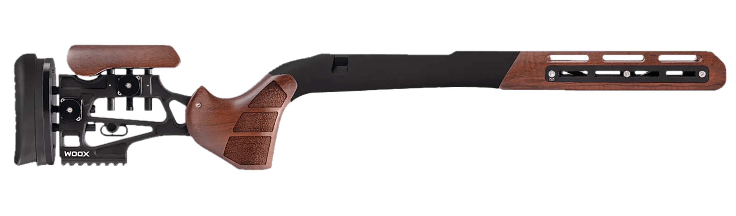 Woox Furiosa Walnut Aluminum Chassis Ruger 10/22 Bolt Action 14-15in LOP