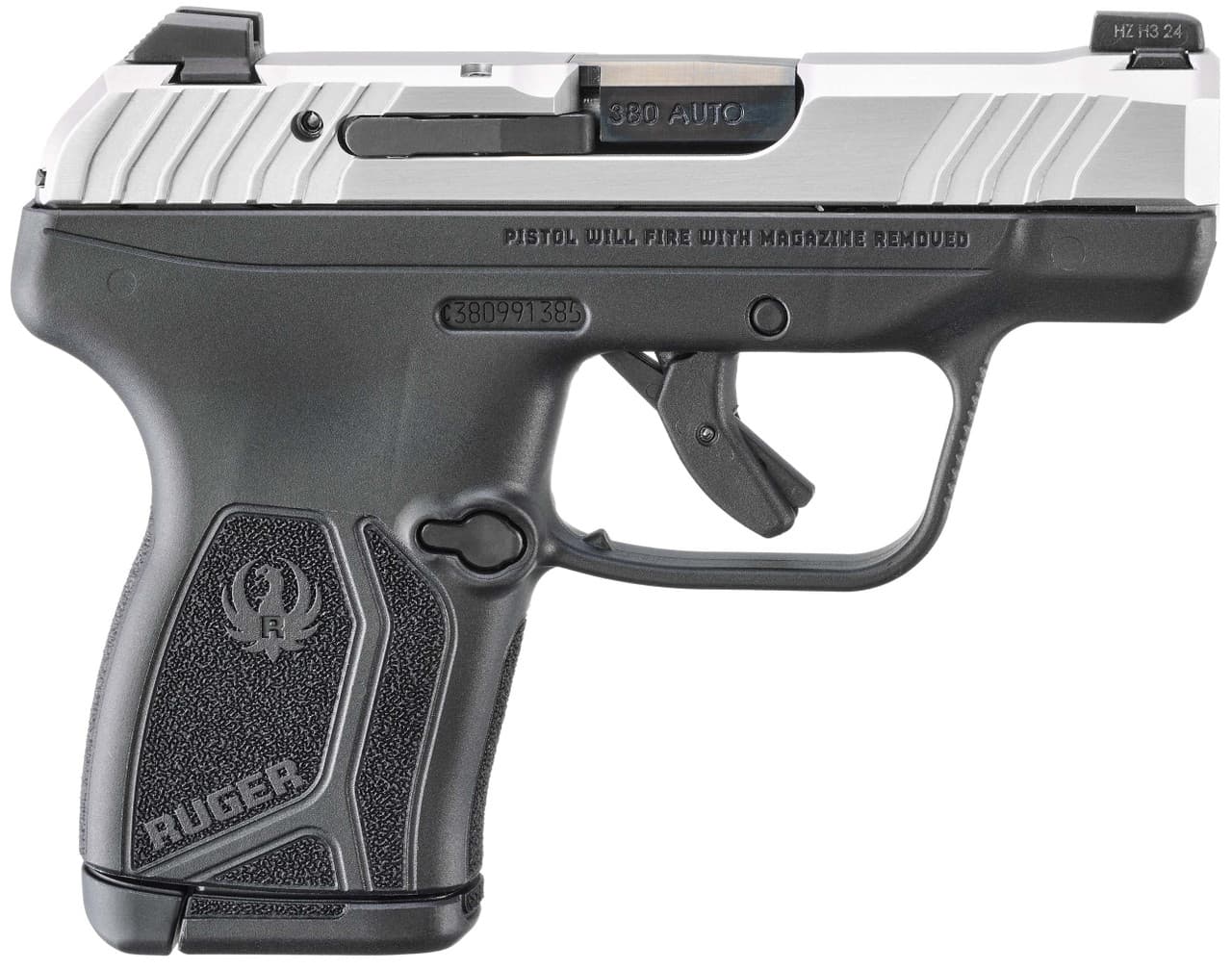 Ruger Lcp Max 380 Acp 2.8in 10+1 Matte Stainless Slide Polymer Frame