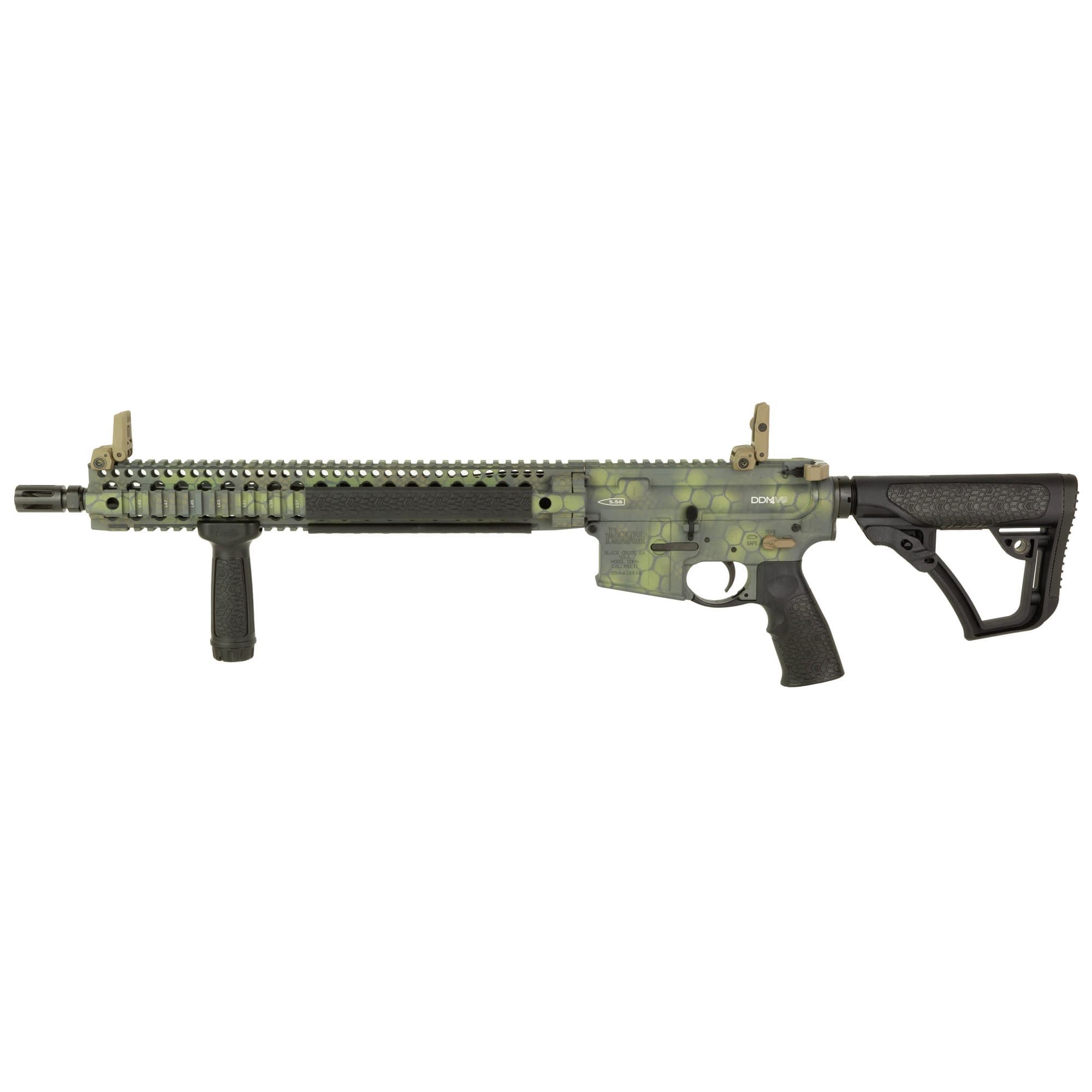Daniel Defense DDM4 V9 5.56 NATO 16in Rattlecan Crocodile Finish Semi-Auto