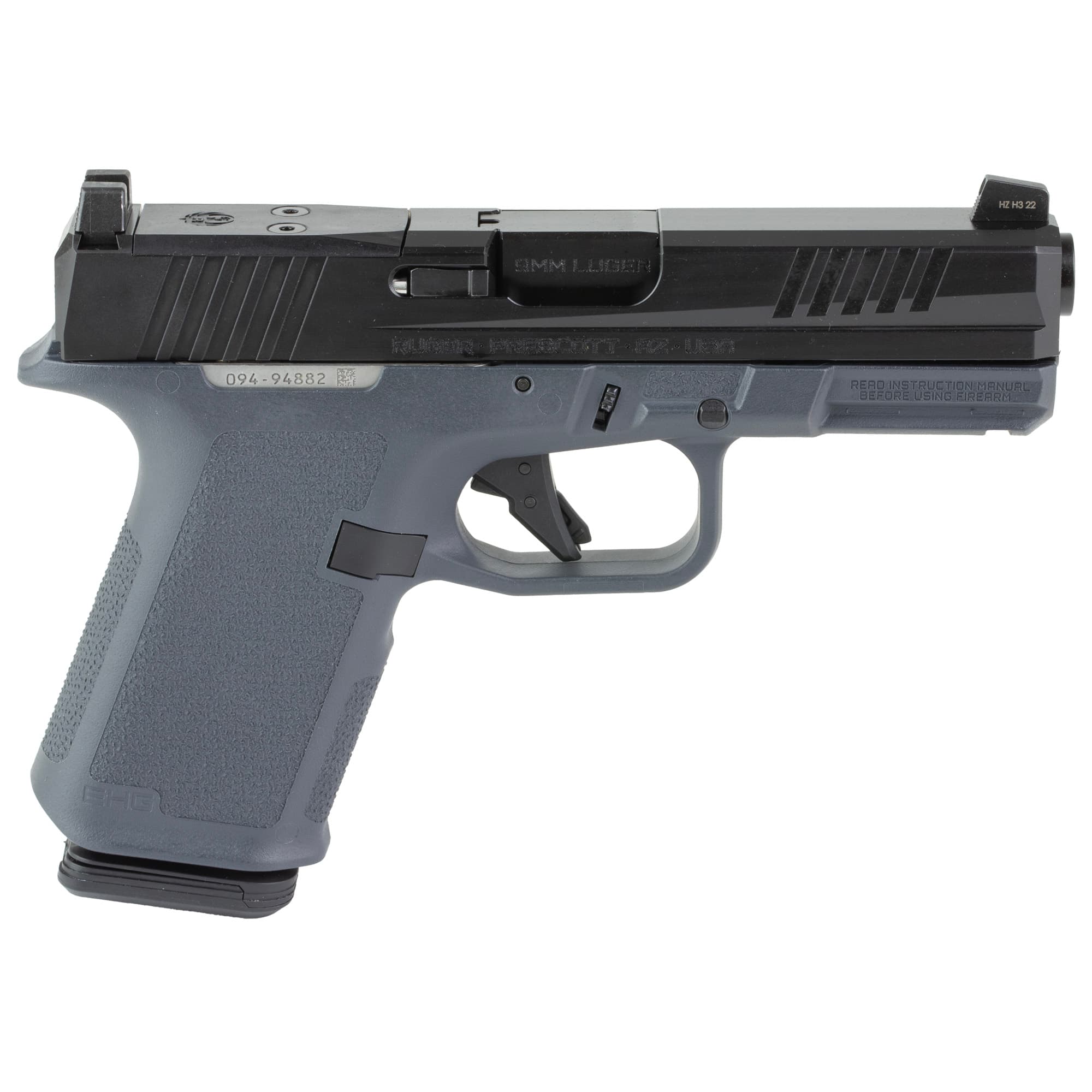 Ruger RXM 9mm 4" 10 Rounds Gray Nitride Finish Optics Ready