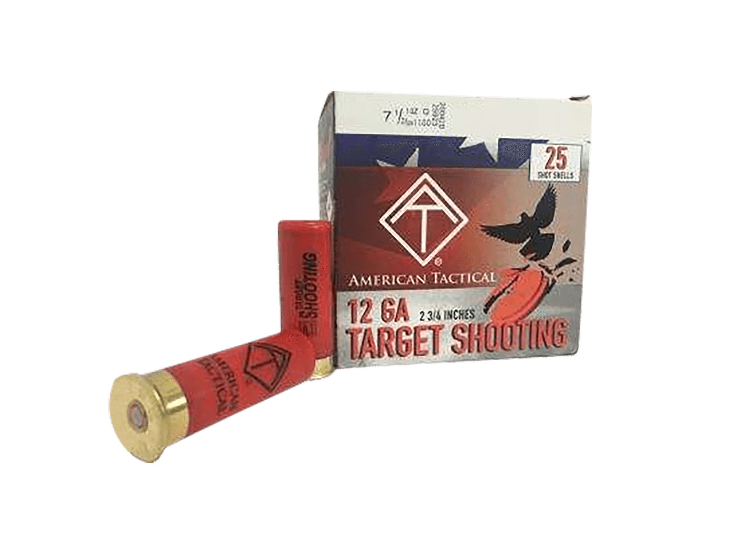 ATI ATIACL12T75 Target Load 12Gauge 2.75" 1oz 7.5Shot 25 Per Box/10 Case