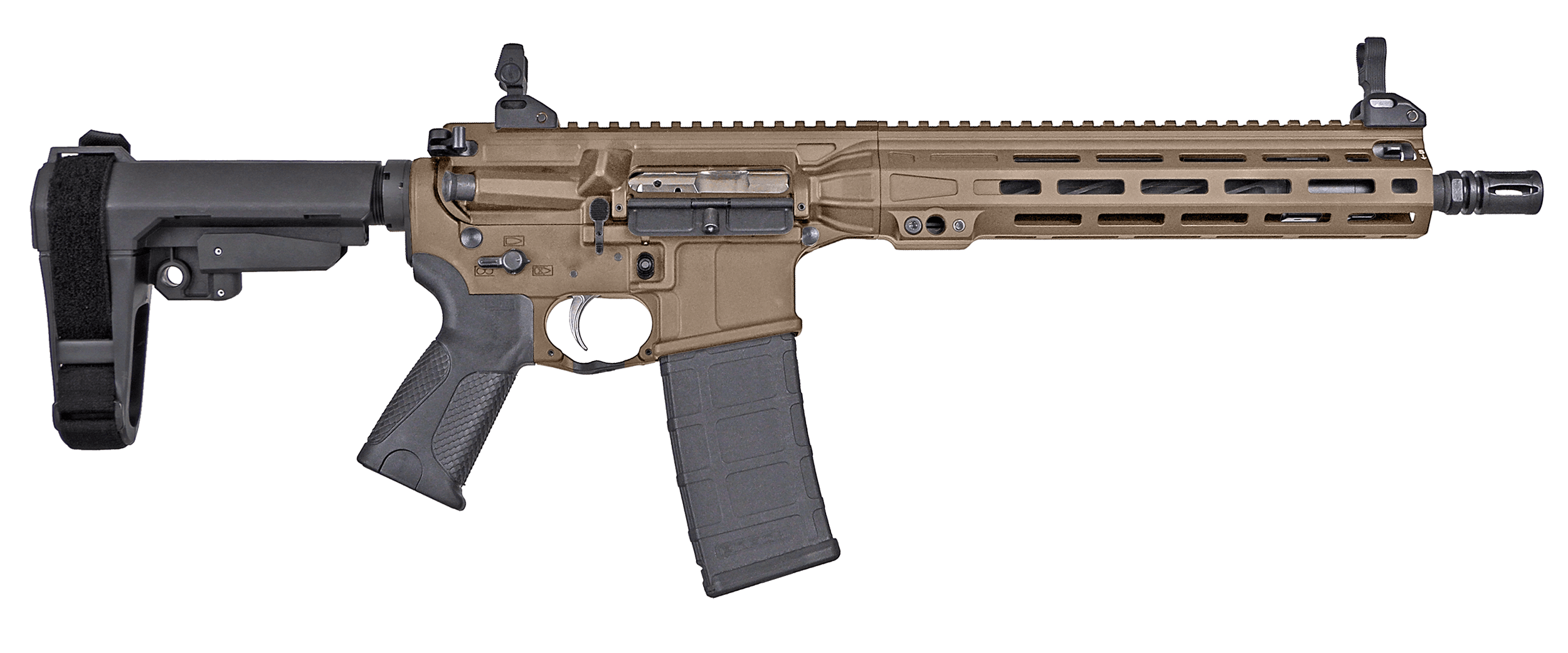 LWRCI IC MkII 5.56 NATO 12.7in Pistol 30rd Flat Dark Earth SBA3