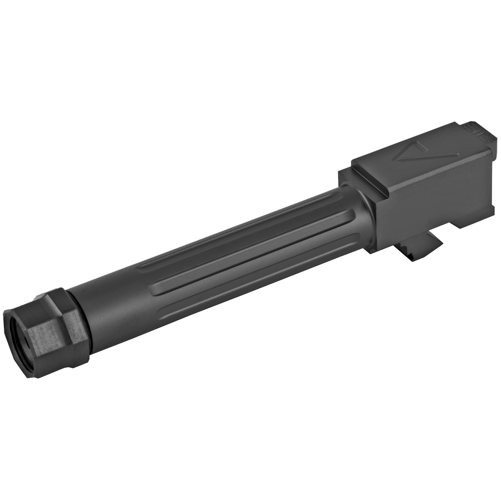 Agency Arms ML Glock 19 Gen 5 Threaded Fluted Barrel 1/2x28 Nitride