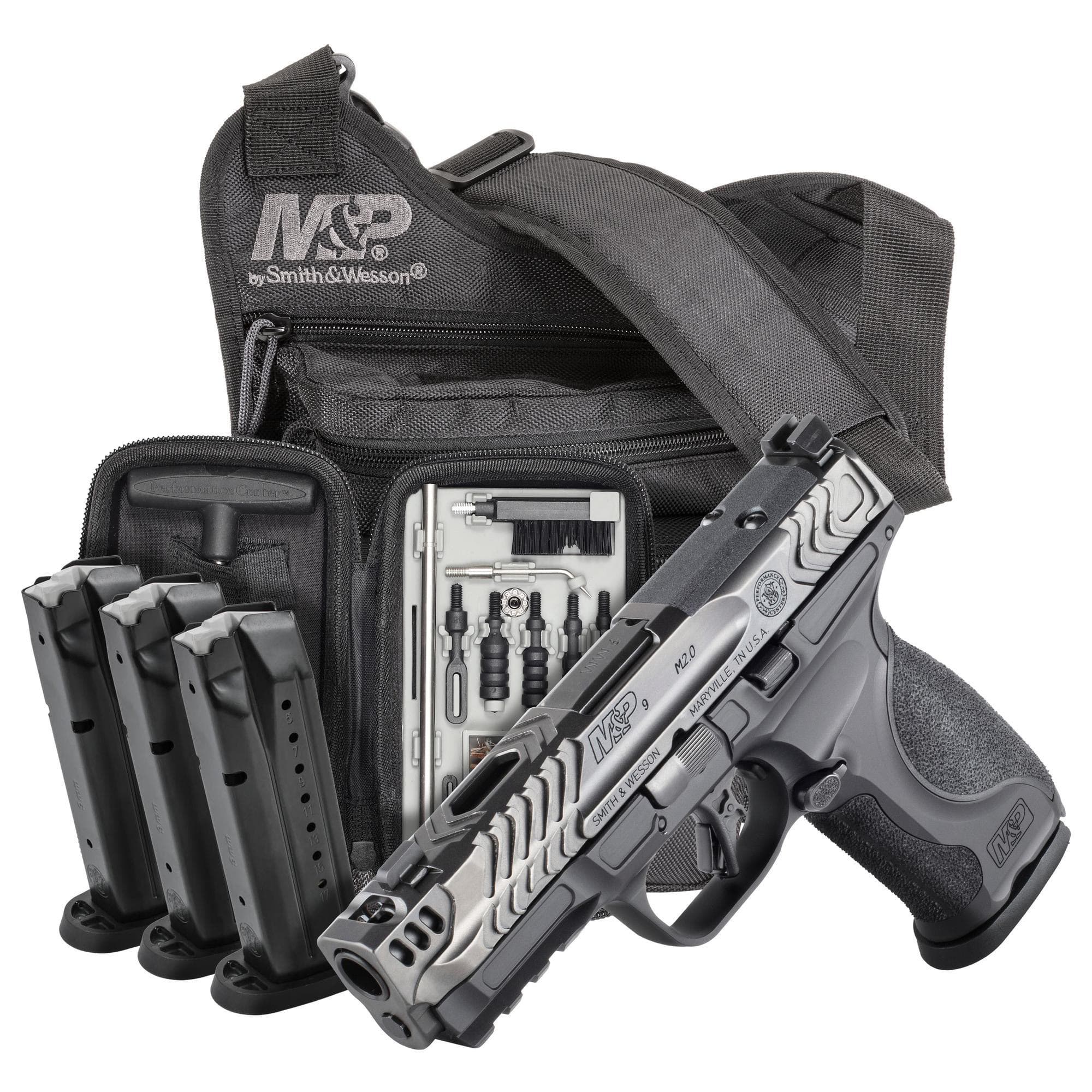 Smith & Wesson M&P Metal Carry Comp 9mm 17rd Bundle Pistol