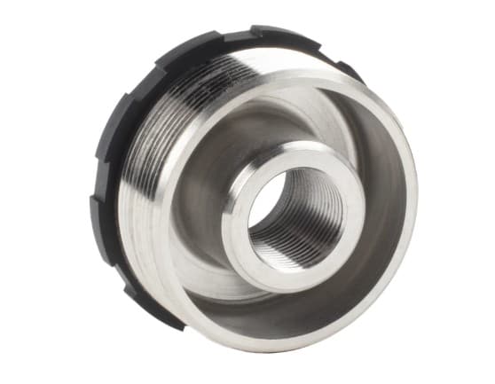Gemtech Direct Thread Adapter hub to 5 by 24 mounting for suppressor compatibility