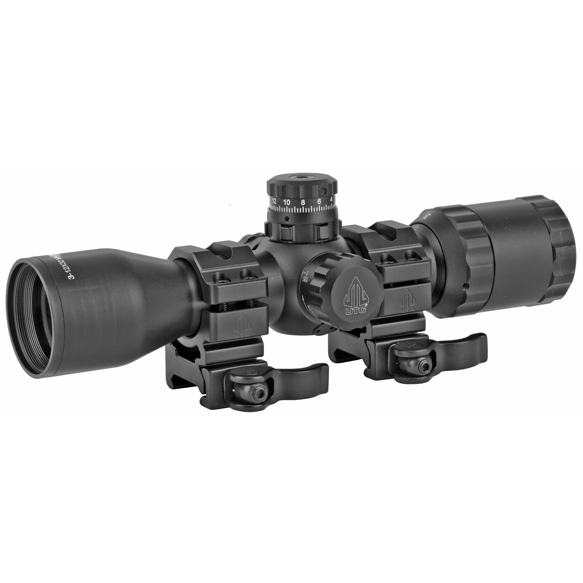 UTG Pro BugBuster 3-12x32 Side Ao MilDot Qd 1 Inch Rifle Scope