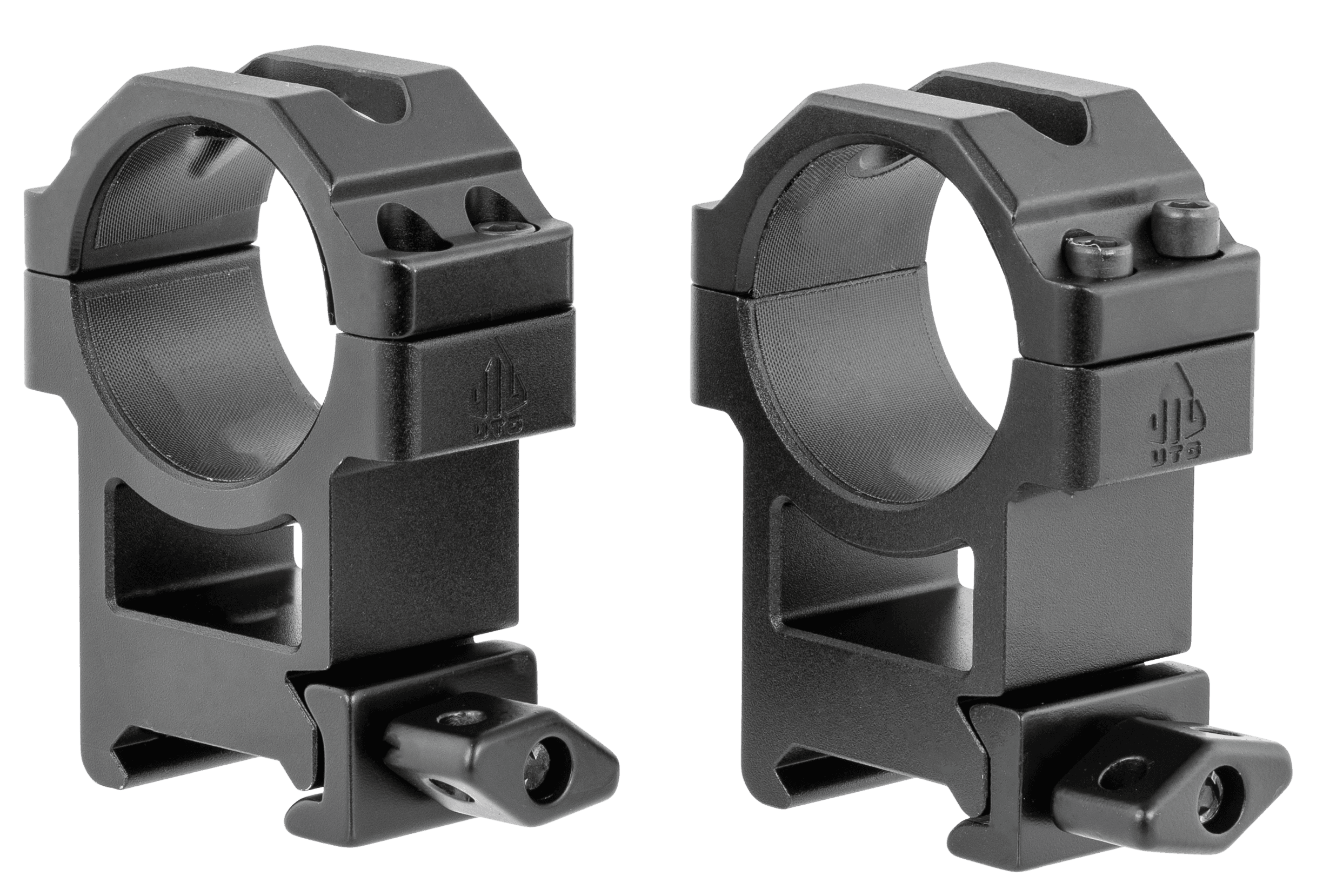 UTG Pro RG2W3224 Max Strength 30mm High Scope Rings Aluminum SeeThrough PicatinnyWeaver