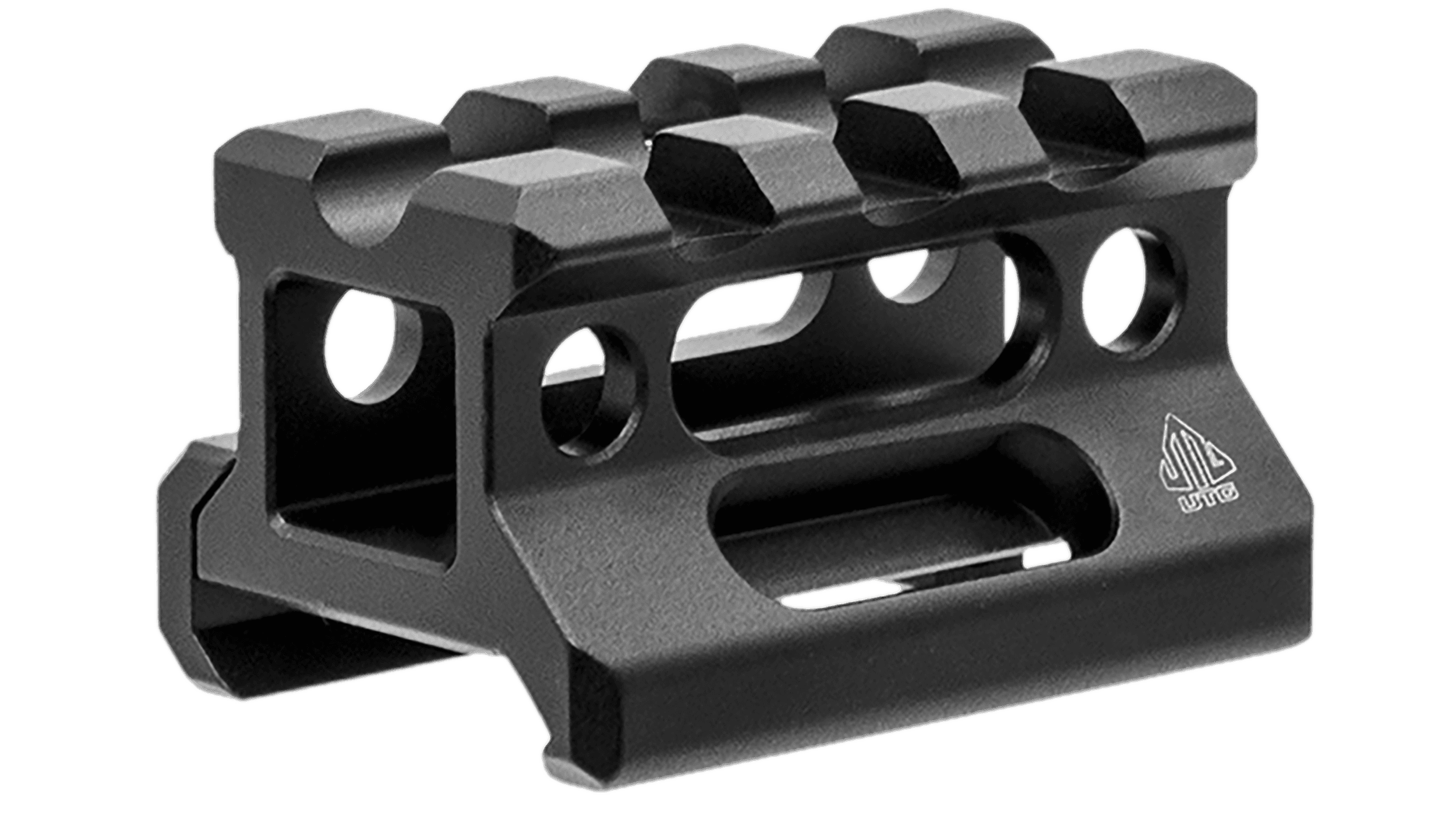UTG Pro Leapers Mtrsx7s Picatinny Riser Matte Aluminum 1.57in Length 0.75in Saddle 3 Slots