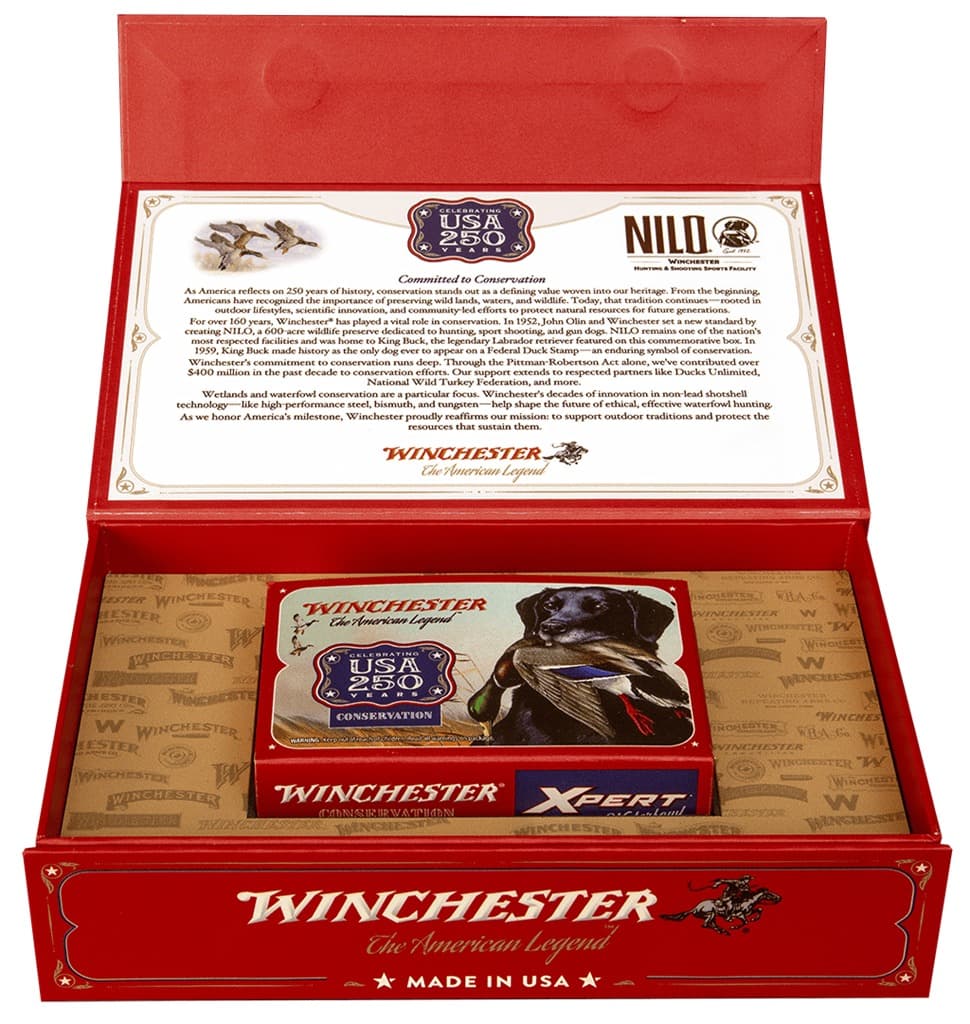 Winchester USA 250th Anniversary 12 GA 3" 1-1/8oz #2 Steel Shotshells