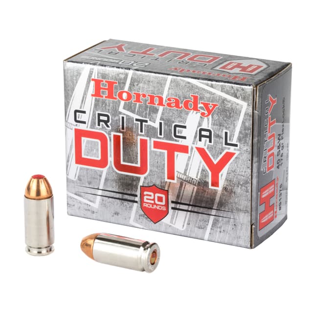 Hornady Critical Duty 40 Smith and Wesson FlexLock 175 Grain 20 Rounds