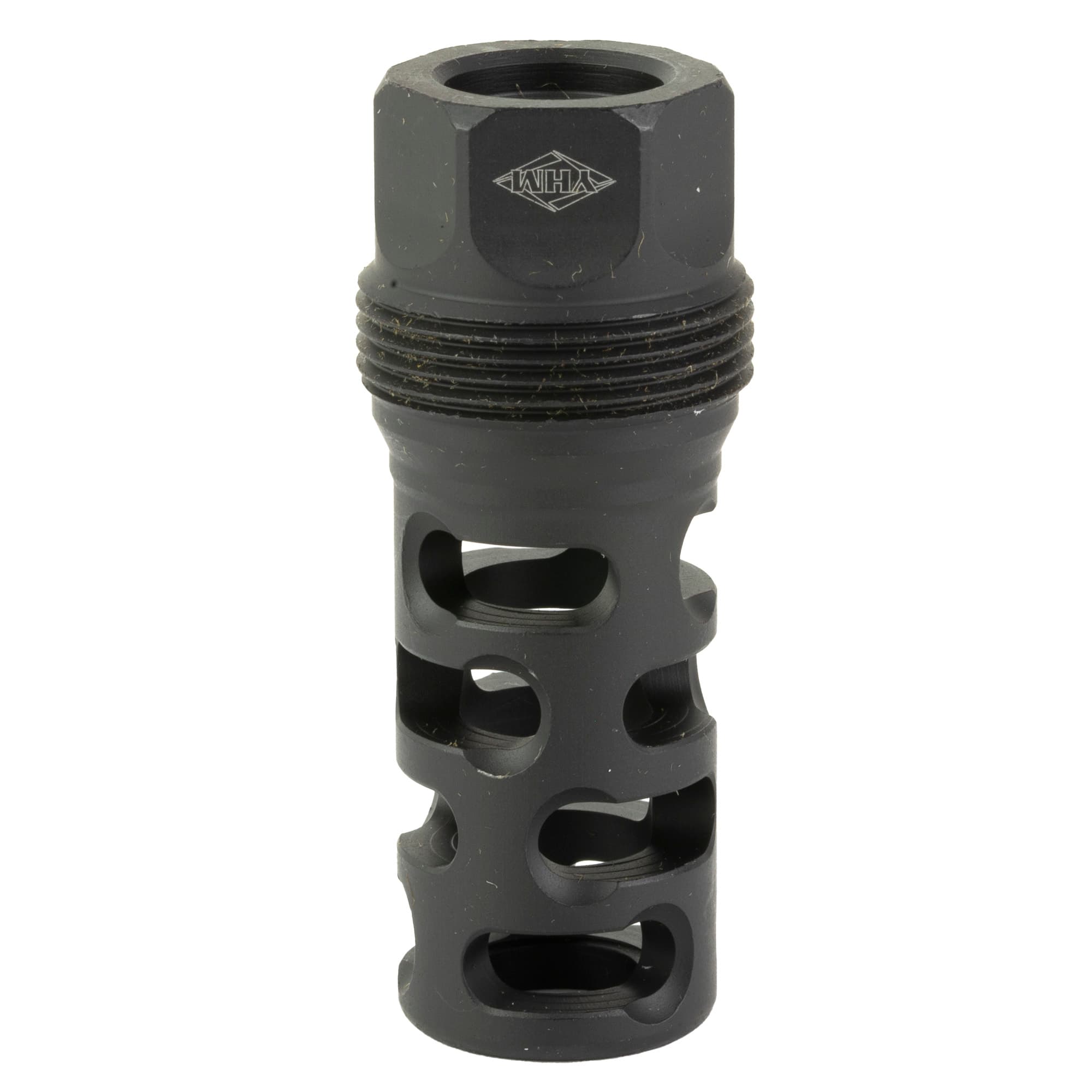 Yankee Hill 4405MB28 sRx Q.D. Muzzle Brake Long Black Phosphate Steel with 1/2"-28 tpi, 9mm, 2.30" OAL & 9.375" Diameter for sRx Adapters