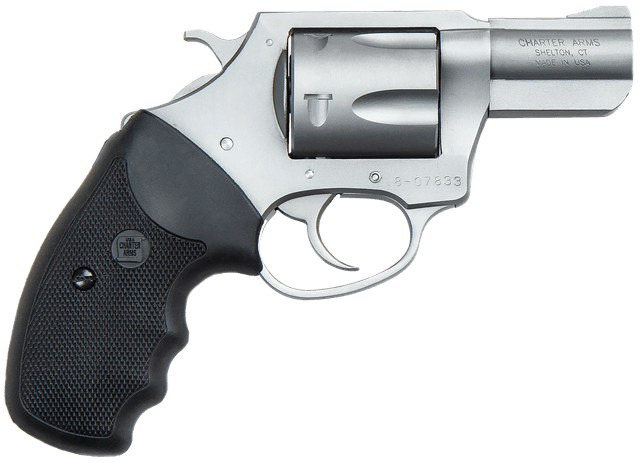 Charter Arms Pit Bull Revolver 9mm 2.2 in. 5 rd. Stainless Steel Full Grip
