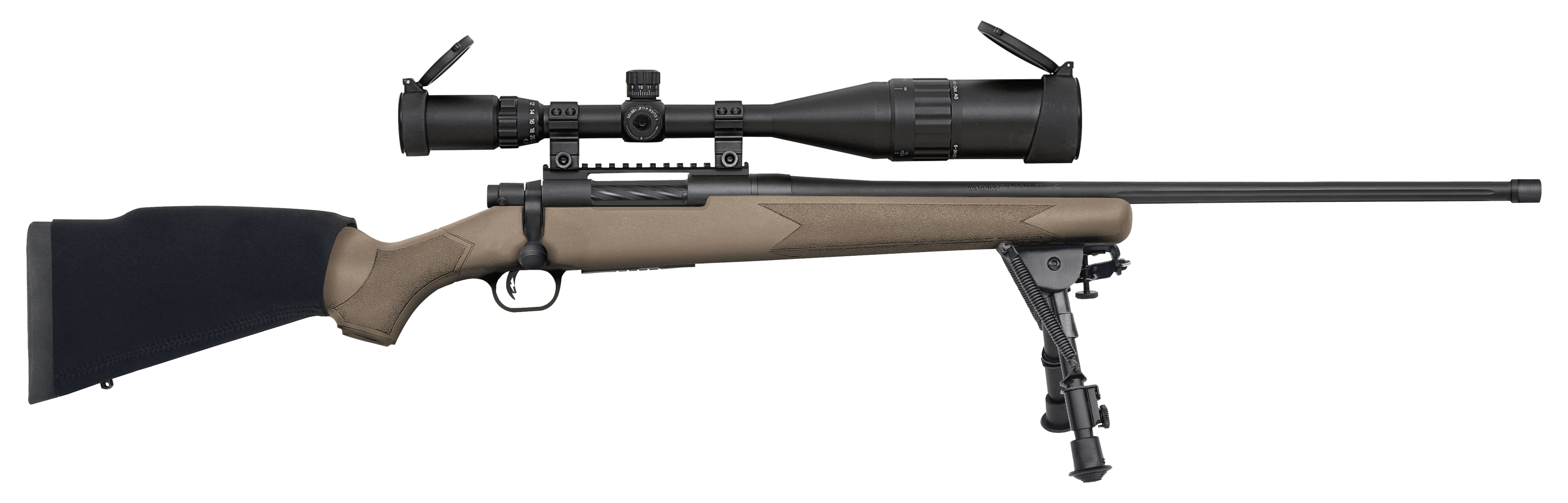 Mossberg, Patriot Night Train, 6.5 Creedmoor, 24 in., 5+1 Rounds, FDE Synthetic, Right Hand