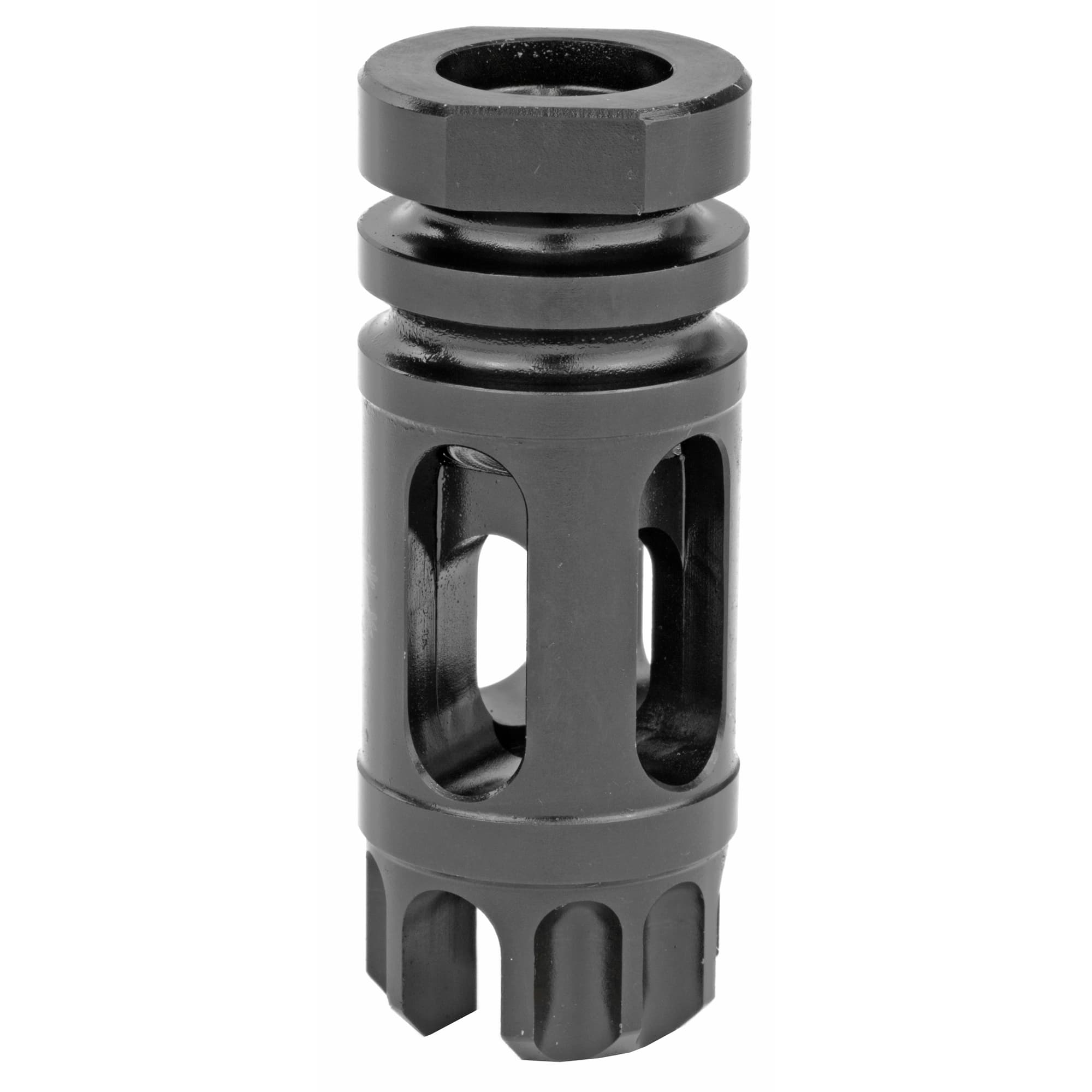 Griffin Armament Gate-LOK 5.56 Flash Comp 1/2-28 17-4 Stainless Nitride