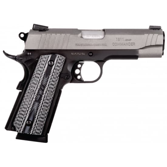 Taurus 1911 Commander .45 Acp 4.2 inch 8 Round Tungsten Gray Cerakote Vz Grips