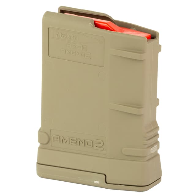 Amend2 762MOD2FDE10 Mod-2 10rd 308 Win 7.62x51mm AR-10 Magazine Flat Dark Earth