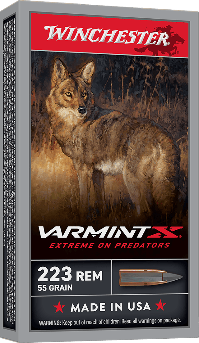 Winchester Varmint X 22-250 Remington Extreme Point 55 Grain 20 Rounds