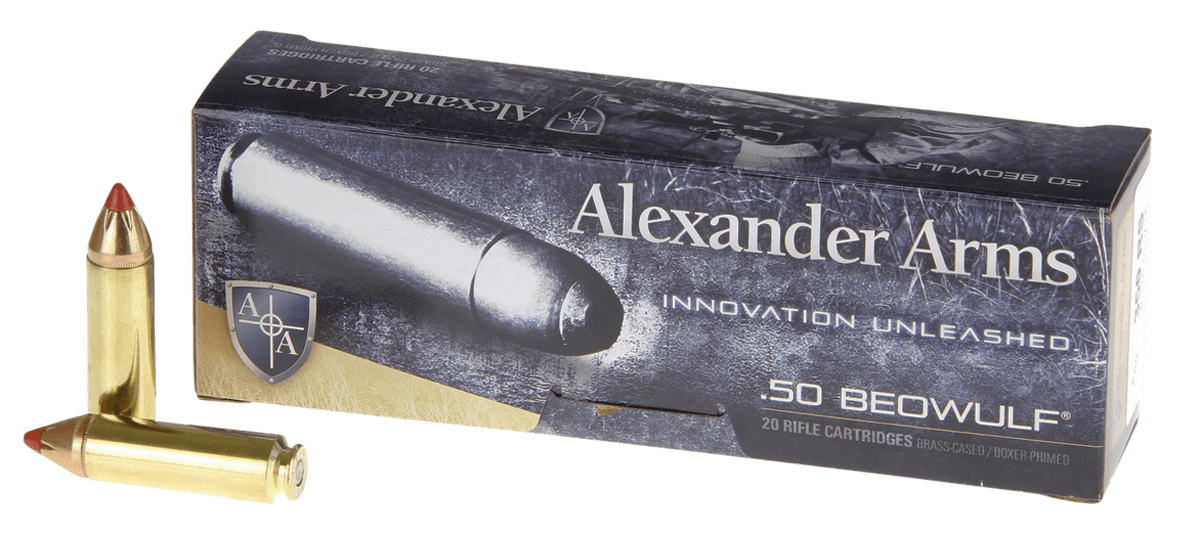 Alexander Arms AB300FTXBOX FTX 50Beowulf 300gr Hornady FTX 20 Rounds