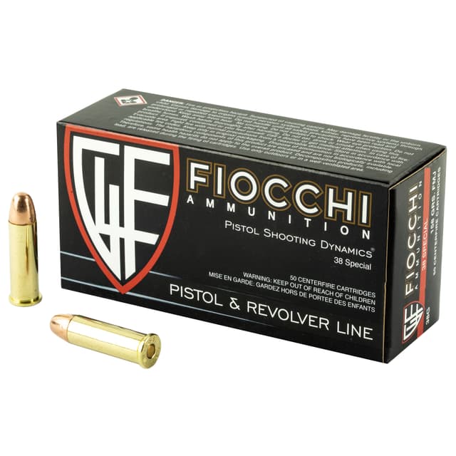 Fiocchi Range Dynamics 38 Special Full Metal Jacket 158 Grain 50 Rounds