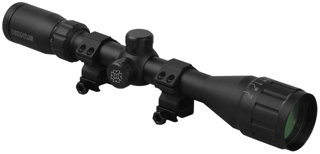 Konus Optics Fighter 4 12x40AO BDC Scope Parallax Adjustable 1 Inch Tube for Bolt and Semi Auto