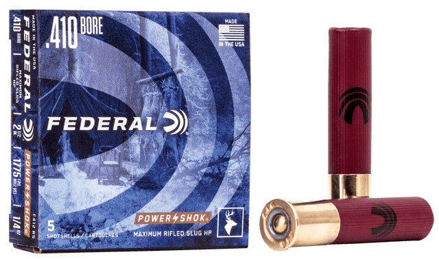 Federal Power-Shok Rifled Slug 410 Bore 1/4 oz 5 Rounds