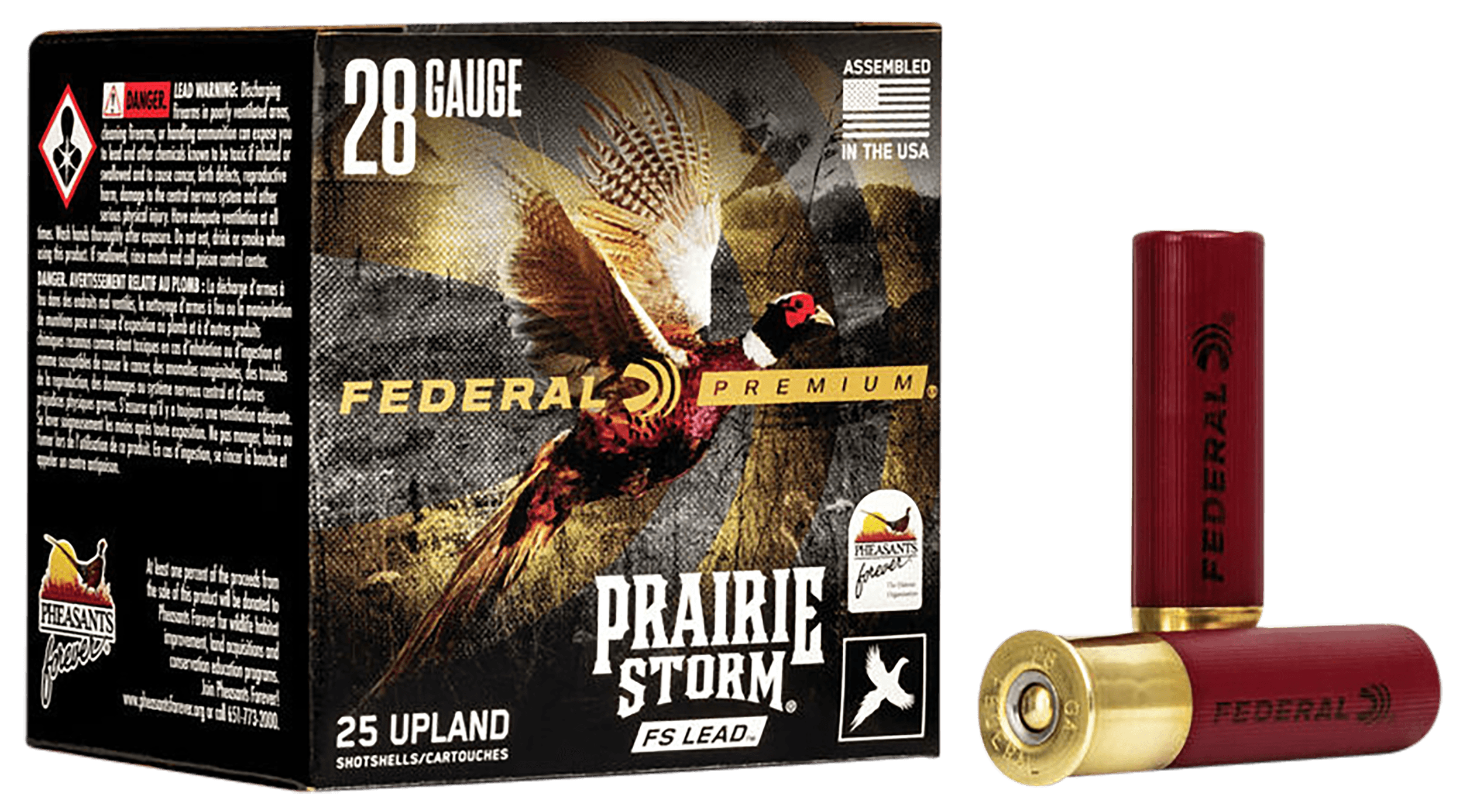 Federal Prairie Storm 28 Gauge Shot 13/16 oz 6 Shot 25 Rounds