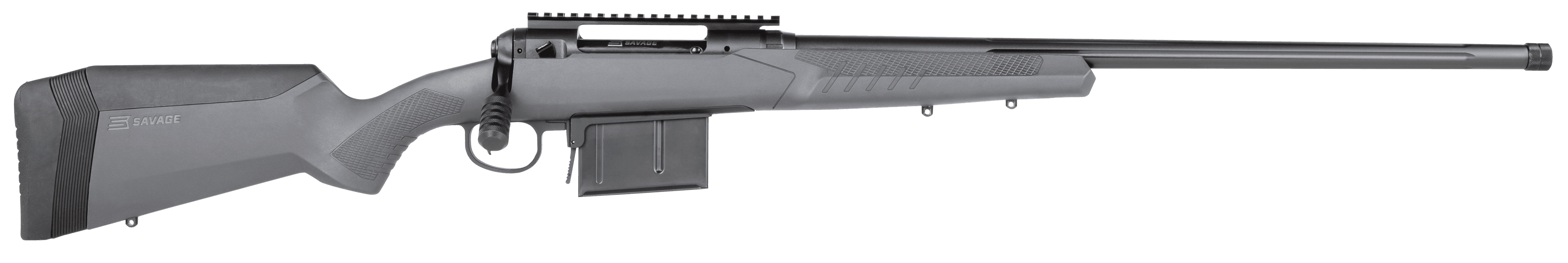 Savage Arms, 110 Tactical, 300 Winchester Magnum, 24 inch, 5+1, Matte Gray/Black