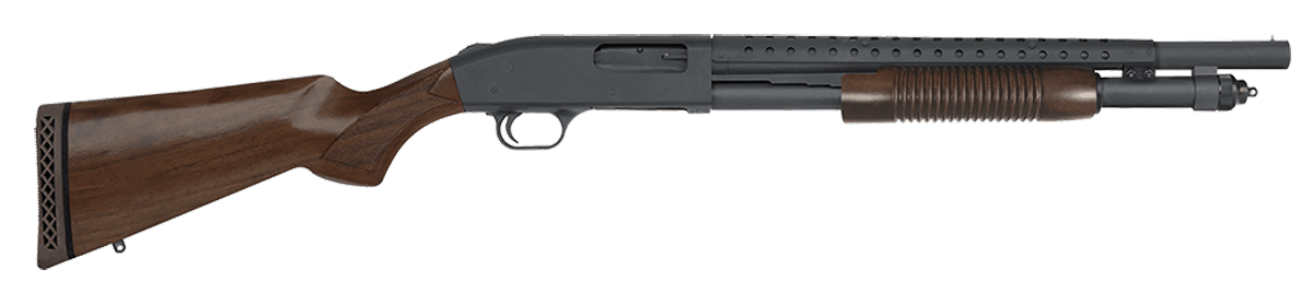 Mossberg 590 Retrograde 12 Gauge 18.5 inch 6+1 Walnut