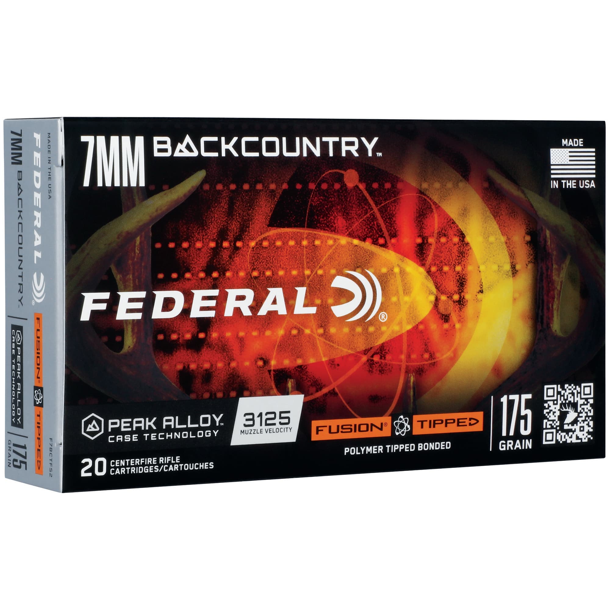 Federal Fusion Backcountry 7mm Fusion Tipped 175 Grain 20 Rounds