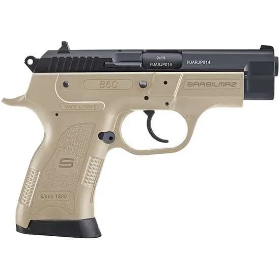 SAR USA B6C Compact 9mm Pistol 3.8" Barrel 13rd