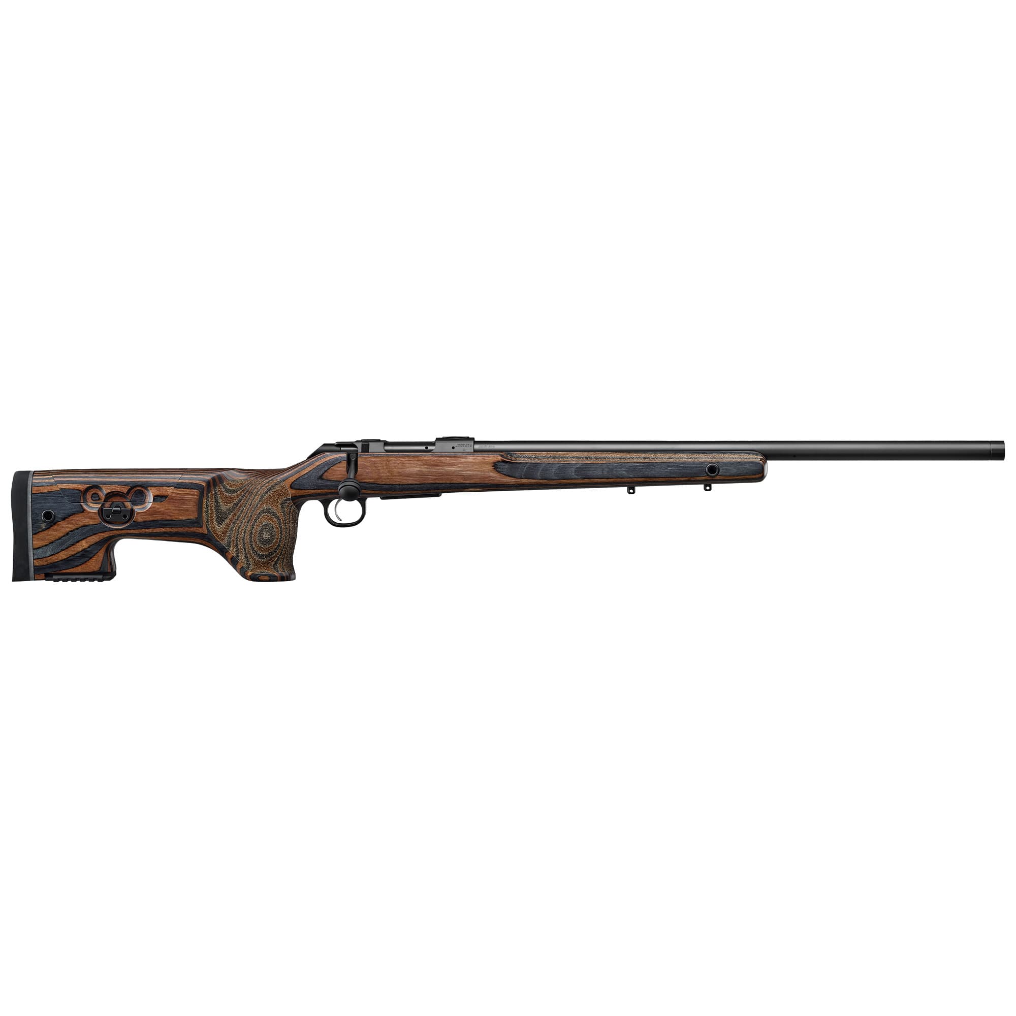 CZ 600 Plus Range 6mm Creedmoor 24 inch 5 Rounds Varnished Laminated Wood Blued Finish