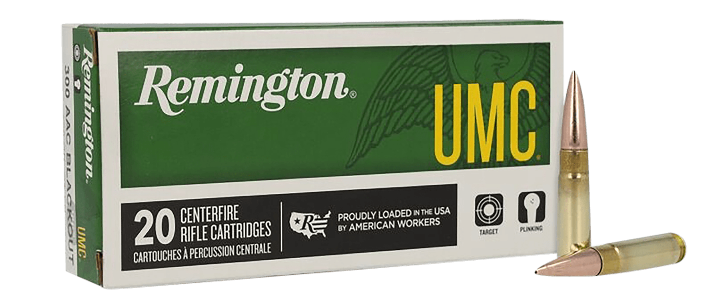 Remington Umc 300 Aac Blackout Full Metal Jacket 150 Grain 20 Rounds