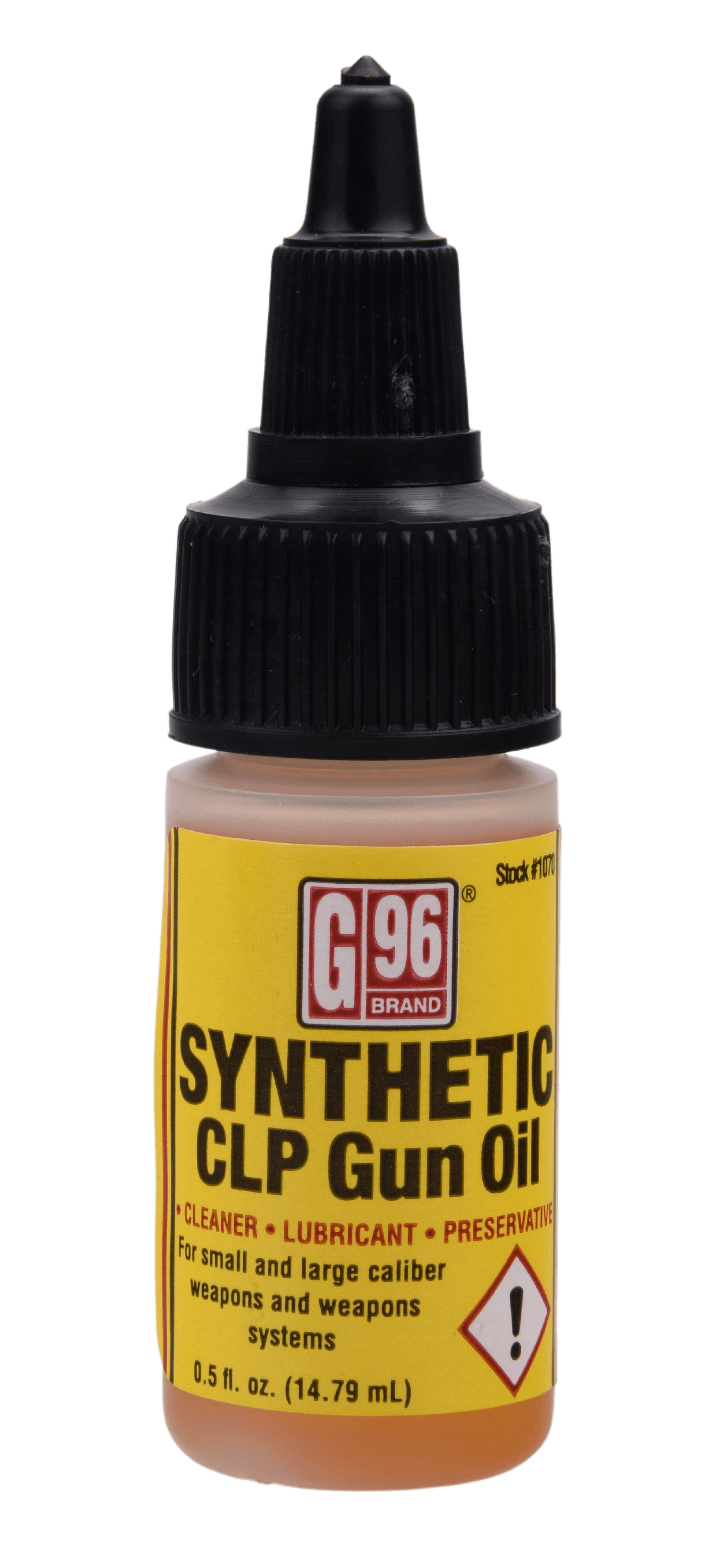 G96 1070 Gun Oil Cleans, Lubricates, Prevents Rust & Corrosion 0.50 oz Squeeze Tube