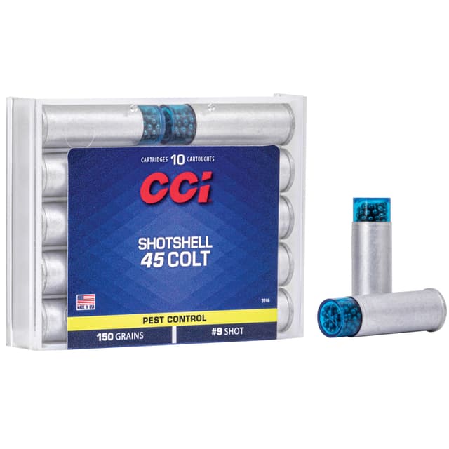 Cci Shotshell Handgun Ammo 45 Colt Number 9 Shot 150 Grain 10 Rounds