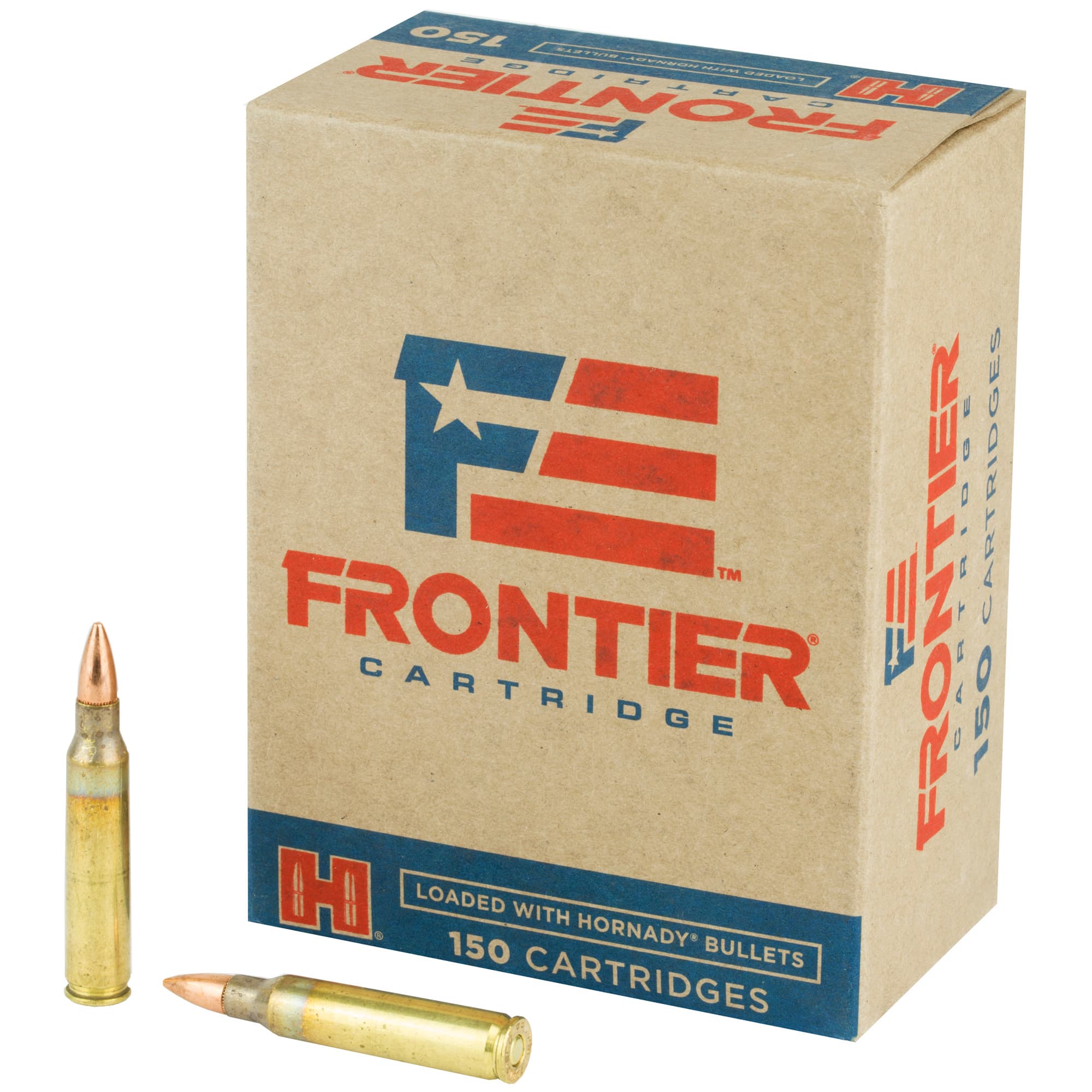 Hornady Frontier Rifle Ammo 5.56 NATO 55 gr. FMJ 150 rd.
