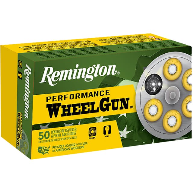 Remington Performance Wheel Gun Ammo 44 S&W Spl Lead Round Nose 246 Grain 50 Rounds