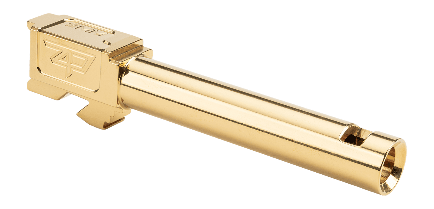 Zaffiri Precision IBS Ported Barrel for Glock 19 Gen 3 9mm Gold