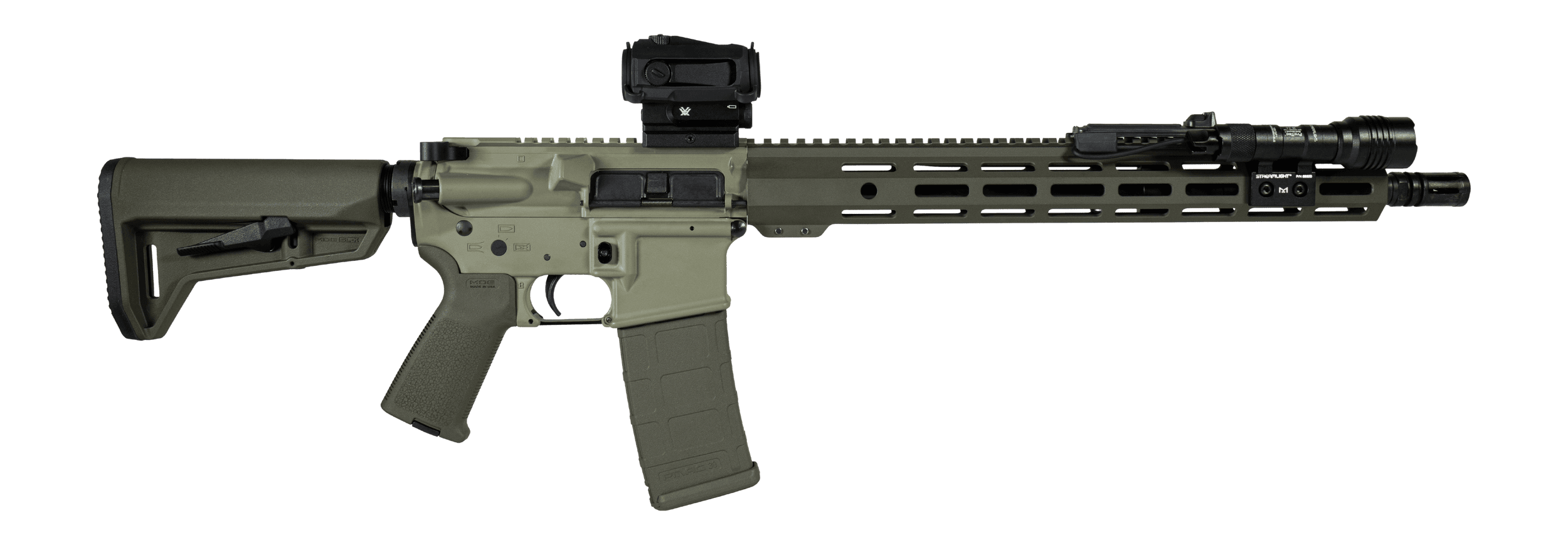 Shark Coast Tactical Grassy Knoll Bundle 5.56 NATO 16" 30rd OD Green Rifle
