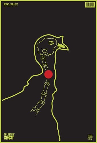 Pro-Shot Splatter Shot Turkey Target 12" x 18" 8 Pack