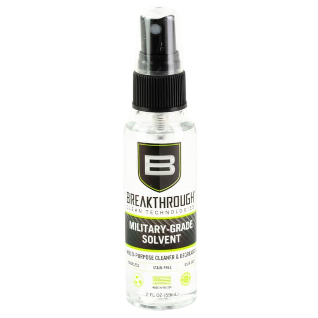 Breakthrough Clean Technologies Military Grade Solvent 2 oz Pump Spray Bottle Clear