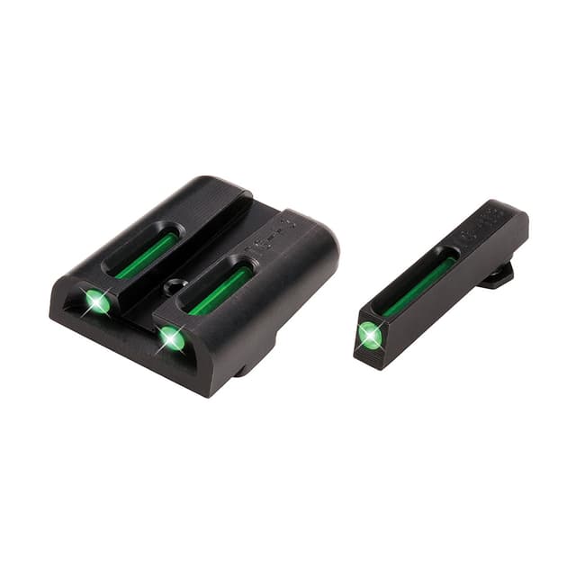 Truglo Tfo Green Tritium Fiber Optic Front and Rear Sights Glock 20/21