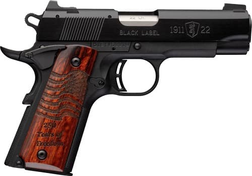 Browning 1911-22 Black Label Medallion 250 Compact 22 LR 3.63" 10rd Pistol