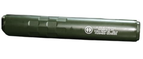 Hi-Point Hush-Point 22 Rimfire Direct Thread OD Green Suppressor