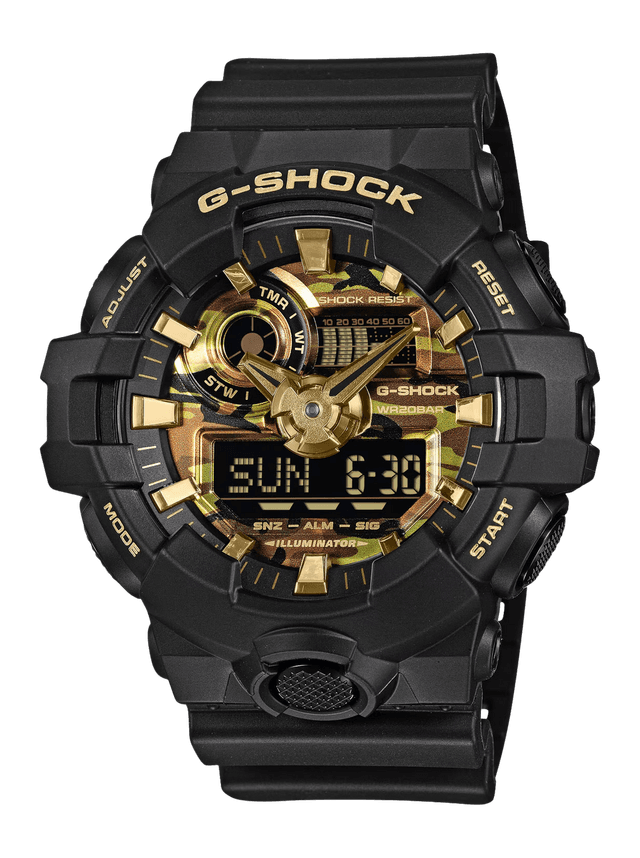 G-Shock GA700 Analog Digital Watch Camo Dial