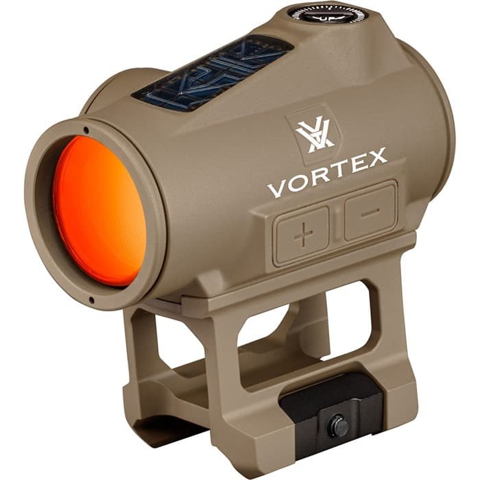 Vortex Crossfire II Solar 2 MOA Red Dot Sight Tan